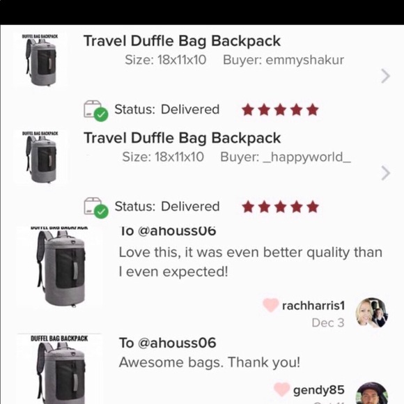 Multi-functional Bag / Duffel Bag / Backpack - Picture 5 of 8